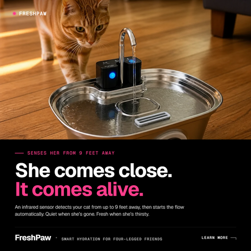 FreshPaw Smart Pet Water Fountain