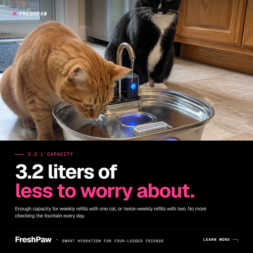 FreshPaw Smart Pet Water Fountain